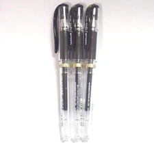 Uni-Ball Signo Broad Point Gel Impact Pen Black Ink, 3 Pens per Pack (Japan Impo