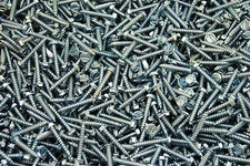 (750) Slotted Hex Washer 10 x 1-1/4 Sheet Metal Screw Type A Zinc SMS