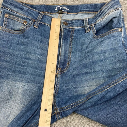 Art Class Girlfriend Jeans Kids Size 16 Medium Wash Slim Straight 27" - Picture 7 of 11