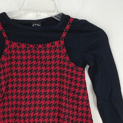black and red t shirt dress Black Girl In Red Dress Art Print Casual Sweatshirt