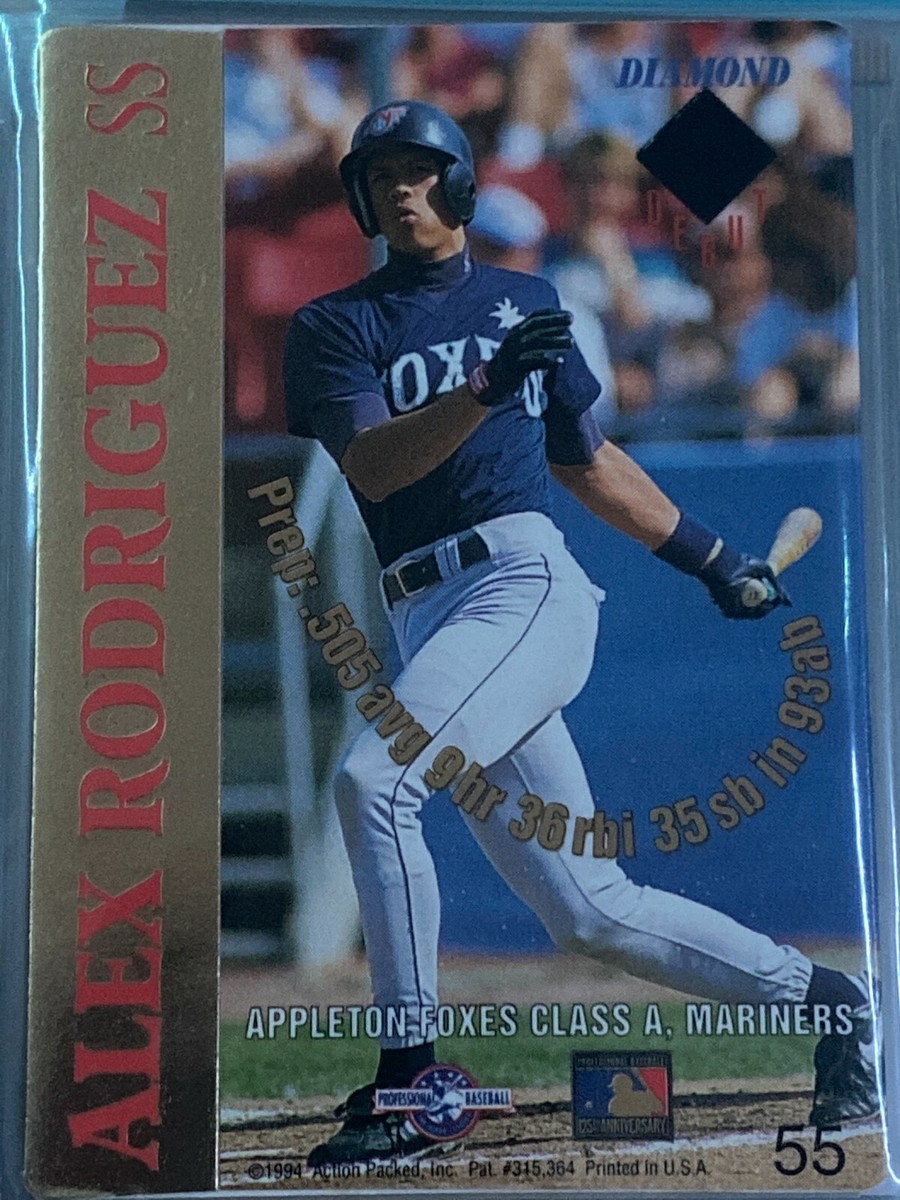 ⚾1994 Action Packed Minors Baseball Base Card #55 Alex RODRIGUEZ