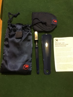 Northwest Airlines First Class Travel Bag Vintage Super Rare Unused!!