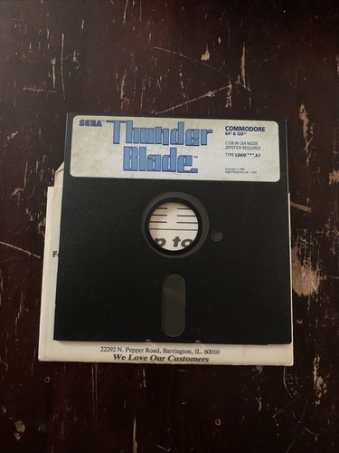 Thunder Blade Game Disk for Commodore 64 & 128 - Picture 6 of 11
