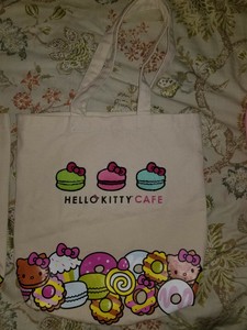 hello kitty cafe tote bolsa