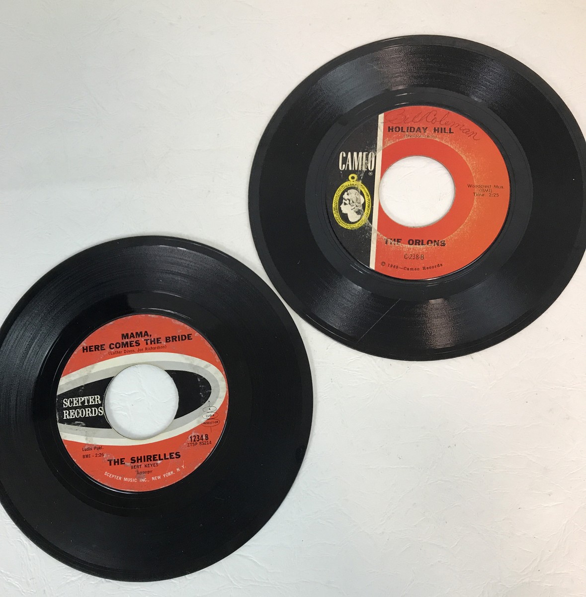 レコードまとめて　古い　レトロ Lot of 6 Vintage 45rpm Records All From 1962 Various Labels