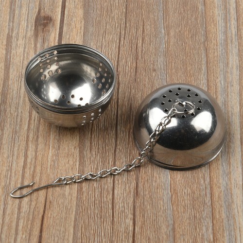 Tea Infuser Balls Mesh Loose Leaf Herb Strainers Stainless Steel Secure Locking - Picture 6 of 12