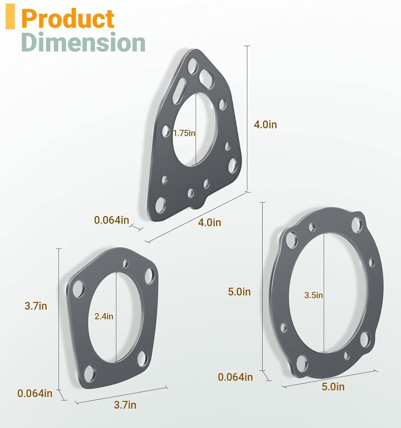 Exhaust Gaskets Repair Kit For Kawasaki Jet Skis 1100 ZXI, 1100 STX, Ultra 130