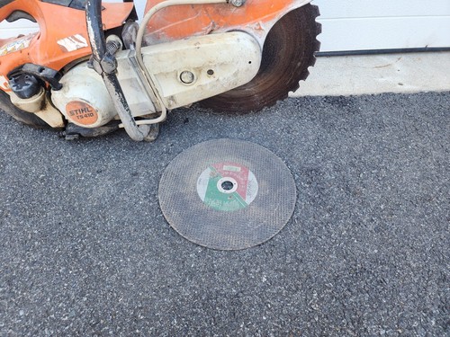 Sierra de corte Stihl TS-410 a gas Cutquik hormigón, hierro, acero 12" - Imagen 11 de 12