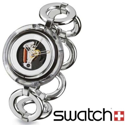 Mint Rare 1999 Swatch Pop CUFFOLINA Steel Links Bracelet 