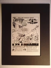 1961 WORLDS FINEST # 120 JIM MOONEY SPLASH PAGE 1  PRODUCTION ART  FACELESS ONES