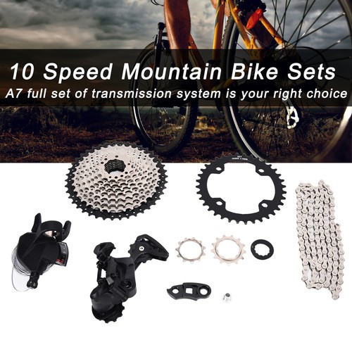 A7 Mountain Bike 1x10 Speed Group Set 1x10 Speed Shifter Derailleurs Group - Picture 9 of 22