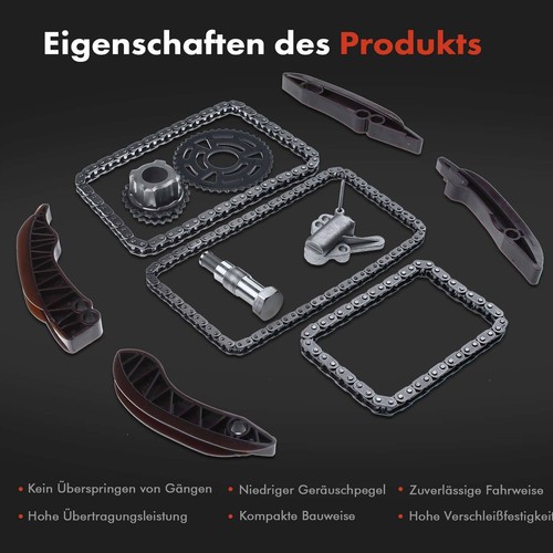 Juego de cadena de distribución para BMW Serie 3 E90 Serie 1 E81 Serie 5 X1 X3 MINI R56 R55 Alpina 1.6 2.0 - Imagen 7 de 8