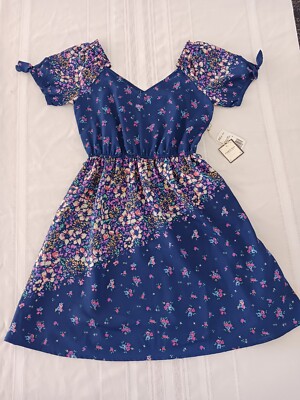 Forever21 Summer Dress Blue Floral Size Small Summer Core | eBay