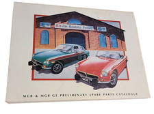 1992 MGB/MGB-GT Preliminary Spare Parts Catalogue from The Roadster Factory 