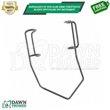 Barraquer Eye Speculum 10mm Fenestrated Blades Ophthalmic ENT Inst German Grade