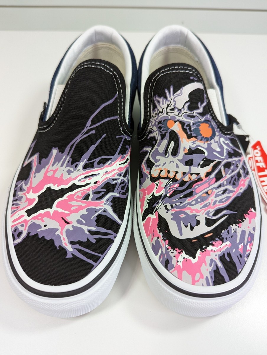 pink glow vans women's