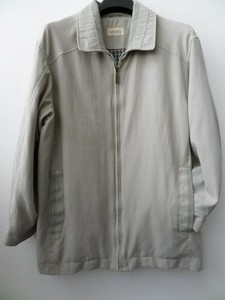 Smart Carabou Classic Men S Stone Cream Soft Touch Jacket Coat Size M Ebay