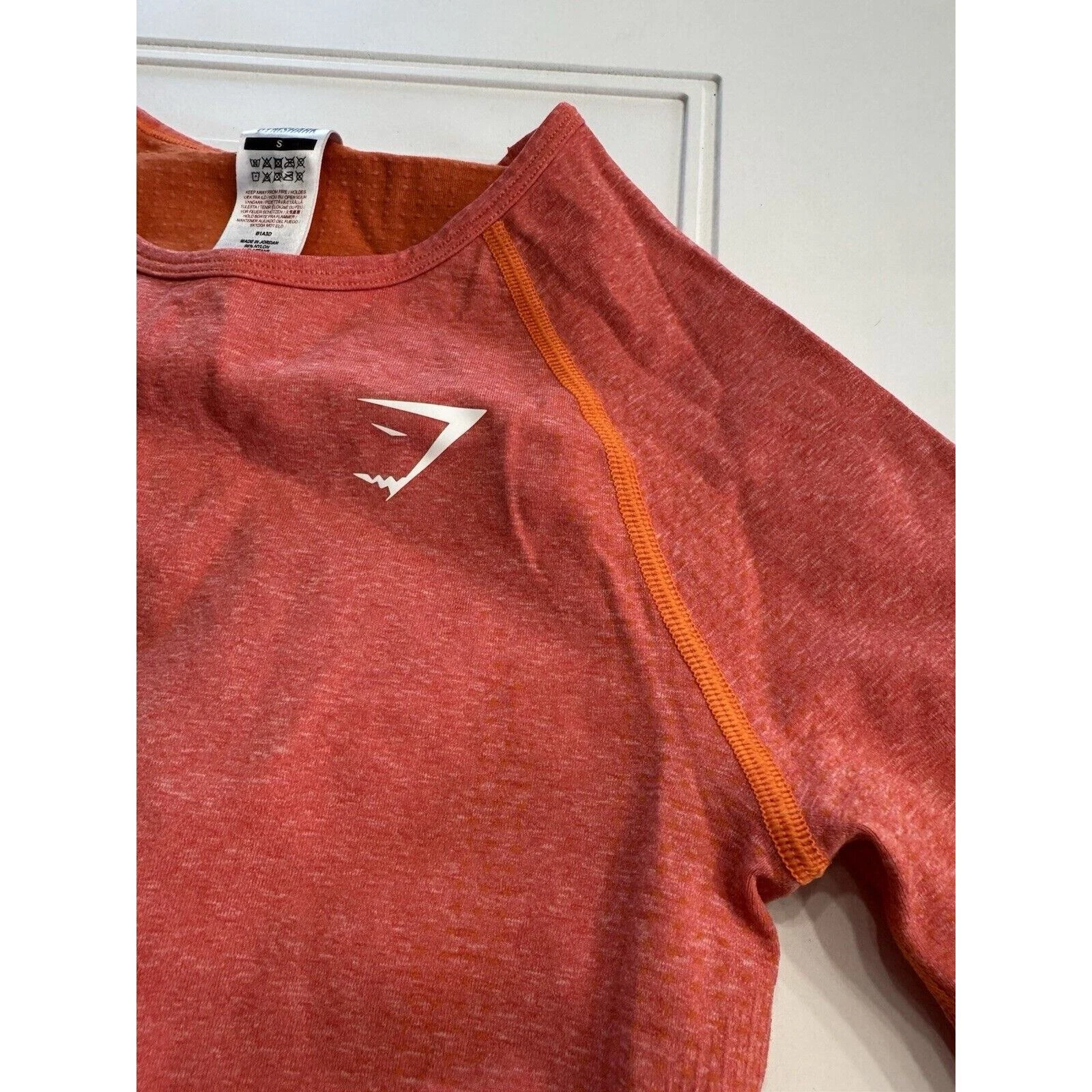 gymshark vital seamless 2.0 crop long sleeves shirt