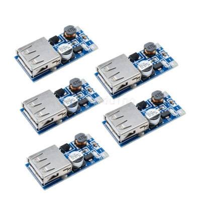 5PCS PFM Control DC-DC USB 0.9V-5V to 5V dc Boost Step-up Power Supply Module