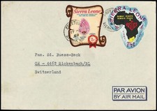 1968, Sierra Leone, 420 II, 438, Brief - 3163949