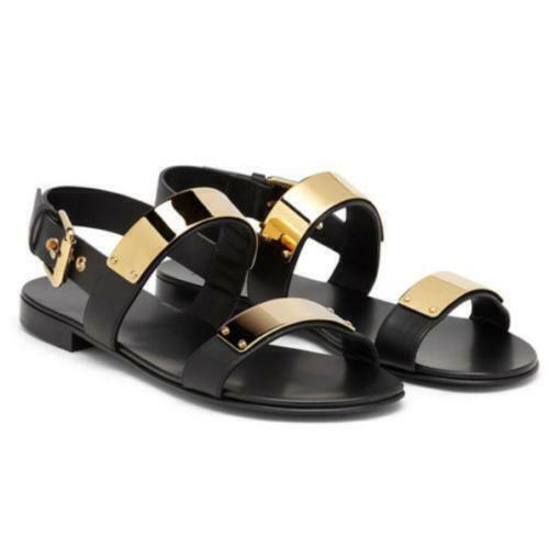 Caminando Touch-strap Sandals 6 BLK Leather 2338W | eBay