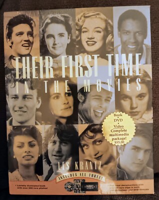 SEALED, BRAND NEW, Their First Time In The Movies by Les Krantz (2001, Hardcover