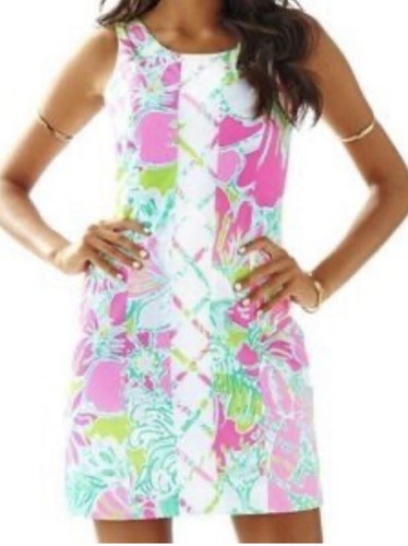 LILLY PULITZER Size 00 (6) Gorgeous Floral Cathy Shift Dress Lily