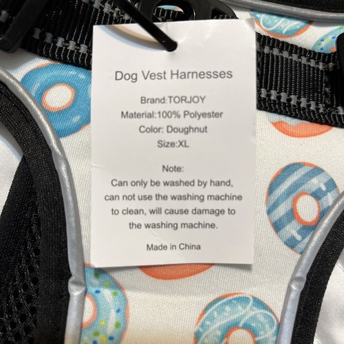 Dog Harness No Pull Adjustable Lead Dog Reflective Soft Padded XL Doughnut - Picture 8 of 10
