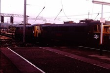 1980s British Rail BR Diesel Loco Scotland Railway Slide 2004
