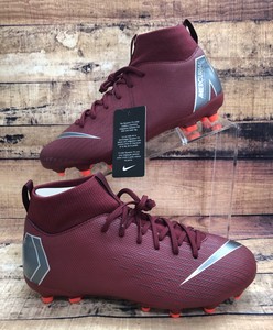 ð¥Nike Mercurial Superfly 6 Academy GS MG Jr Maroon Soccer Cleats Size 5.5Y New