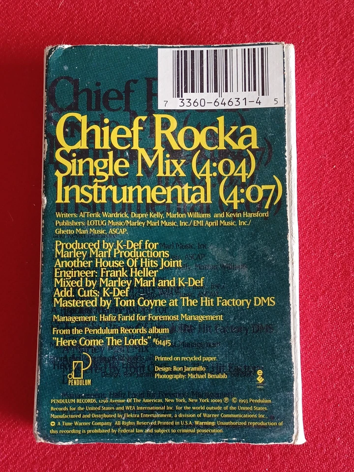 Chief Rocka - Lords Of The Underground ‎– Cassette - Image 3 of 4