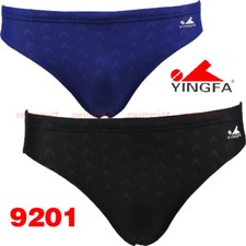 NWT YINGFA 9201 MEN'S COMPETITION TRAINING RACING SWIMMING TRUNKS BRIEF ALL SIZE