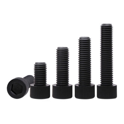 Nylon Socket Cap Head Screws Plastic Allen Bolts Black M3 M4 M5 M6 Metric Sizes