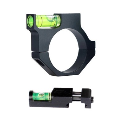 Rifle Scope Spirit Bubble Level combo with 1''  Ring Mount Holder Picatinny rail