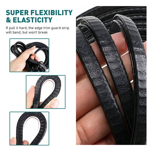 709inch Car Van Door Edge Trim Guard Molding Rubber Seal Strip Scratch Protector - Picture 10 of 18