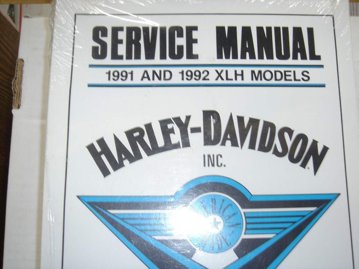 Harley Davidson XLH Service Manual 1991-1992 OEM 99484-92 Factory