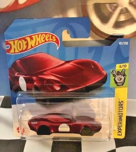 Hot Wheels 2022 HW Experimotors 6/10 101 Coupe Clip RED Short Card