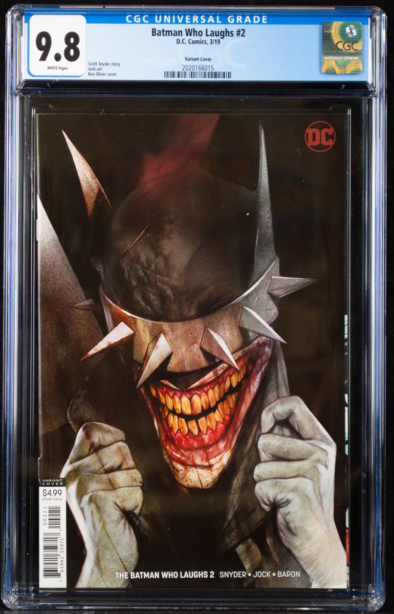 Batman Who Laughs #2 CGC 9.8 Ben Oliver Variant Cover | eBay