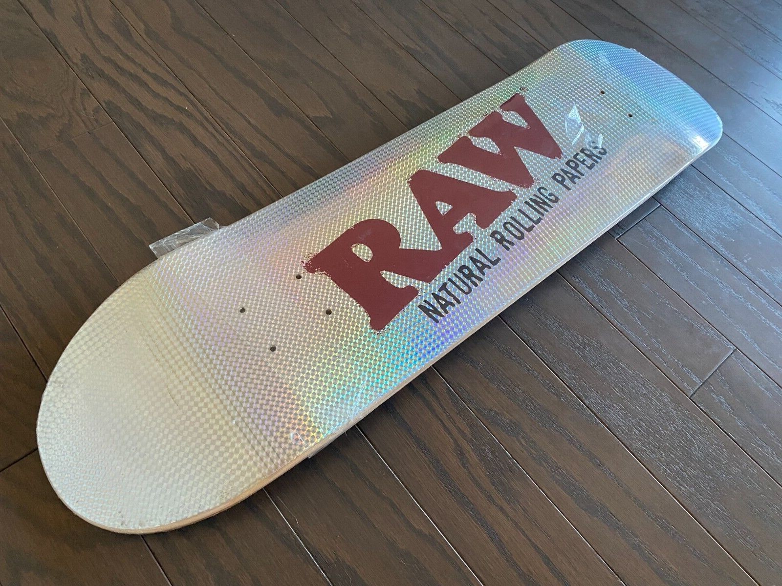 LIMITED EDITION RAW SKATEBOARD DECK HOLOGRAPHIC eBay