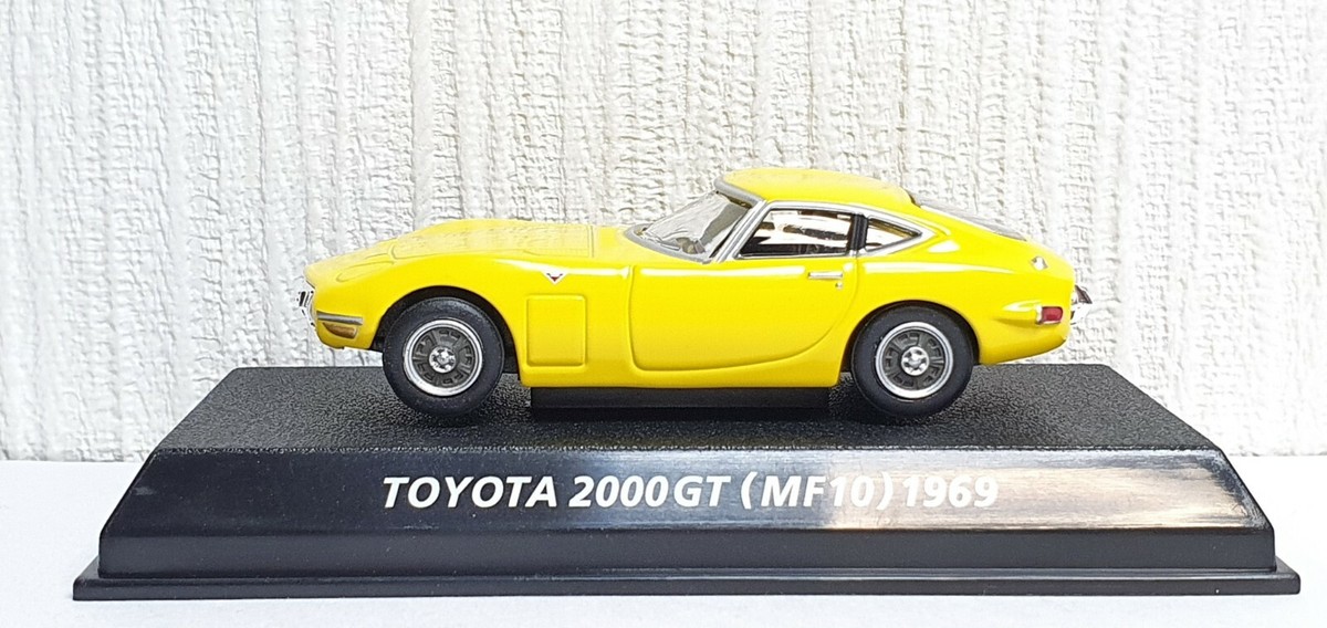 1/64 Konami 1969 TOYOTA 2000GT 2000 GT YELLOW MF10 diecast car