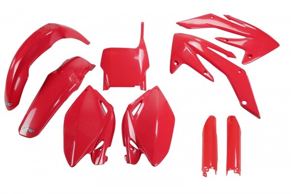 Ufo Plast Kit Verkleidungen Honda CRF 250 R 2006-2007 Rot Full-image