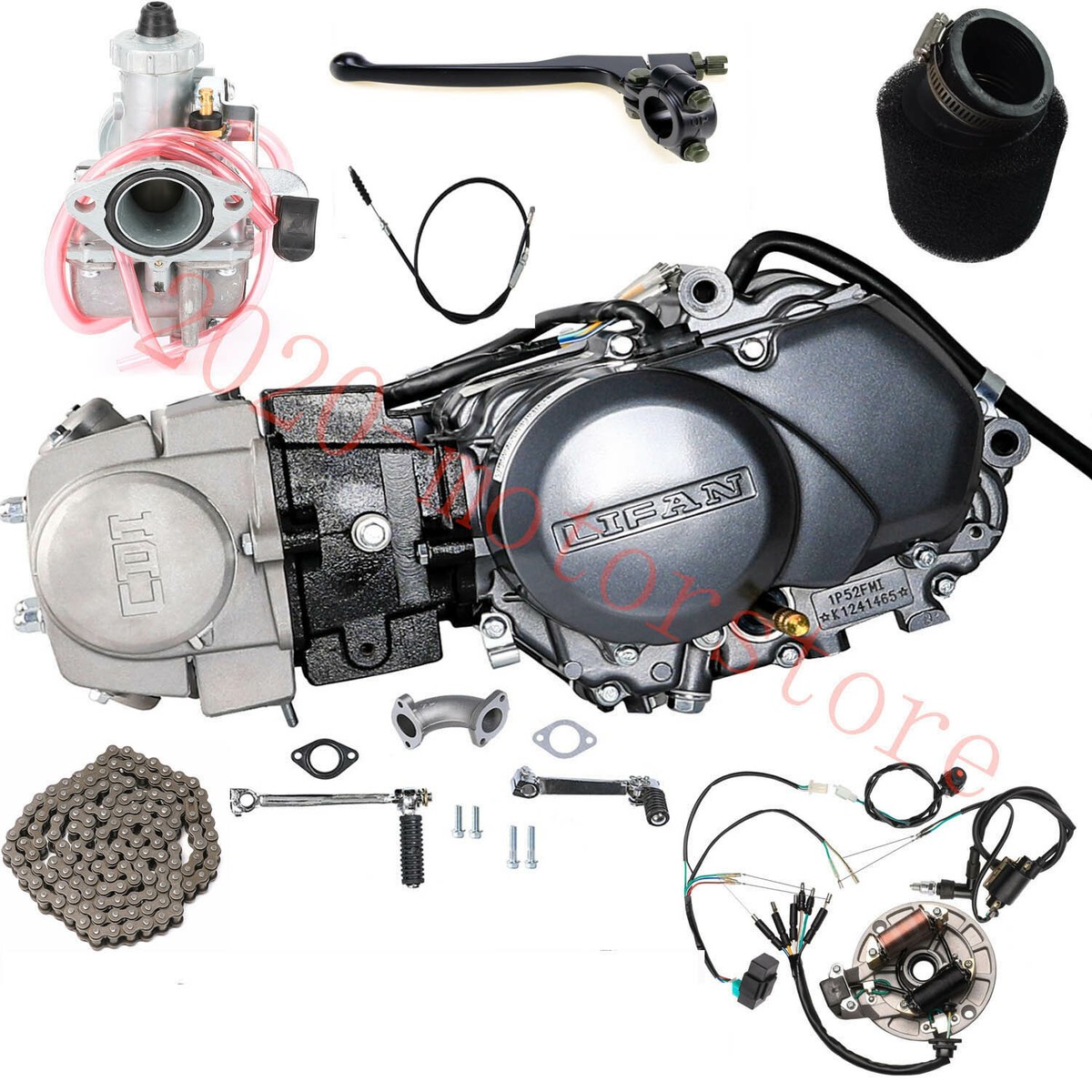 Lifan 125cc Apollo Pit Bike Parts Lifan 140cc Engine Motor Kit