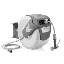 FUXTEC Wasserschlauchaufroller Schlauchaufroller Schlauchtrommel Automatik