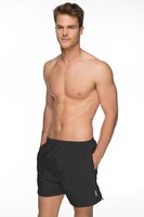 Maru Swimwear Men's Solid Short - Black - Small Maru Swimwear Men's Solid Short - Black - Small
