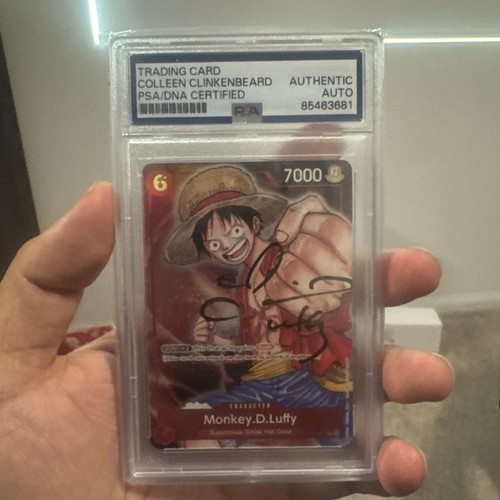 PSA Signed Colleen Clinkenbeard Monkey.D.Luffy (Premium Card Collection) (P-001)