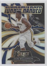2020-21 Panini Select Turbocharged Silver Prizm Zion Williamson #3 8d4