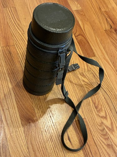 VINTAGE WWII ERA GERMAN ARMY GAS MASK CONTAINER TUBE  Drucken GERMANY