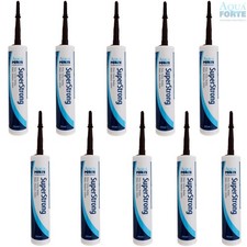 10x Super Strong 290 ml schwarz MS Polymer Koi Teich Filter PVC Kleber Abdichten