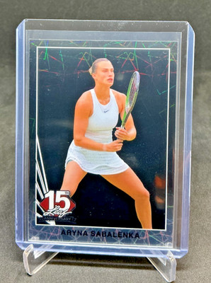 2025 Leaf 15th NSCC National 1990 ARYNA SABALENKA Black Lazer 1/2