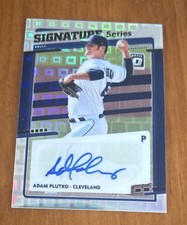 2020 Donruss Optic Signature Series Pandora Blue Prizm 17/25 Adam Plutko Auto
